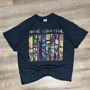 Vintage Insane Clown Posse ICP Shirt Men's XL Double Sided Logo Hatchet Man 2013
